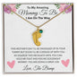 Amazing Mommy To Be | Gift For New Mom - Mother's Day Baby Feet Necklace