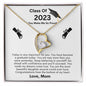 Graduation 2023 | College Graduate - Necklace For Daughter, Love Mom