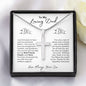 To My Loving Dad Necklace | Cross Necklace Gift - Father's Day
