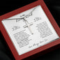 To My Loving Dad Necklace | Cross Necklace Gift - Father's Day