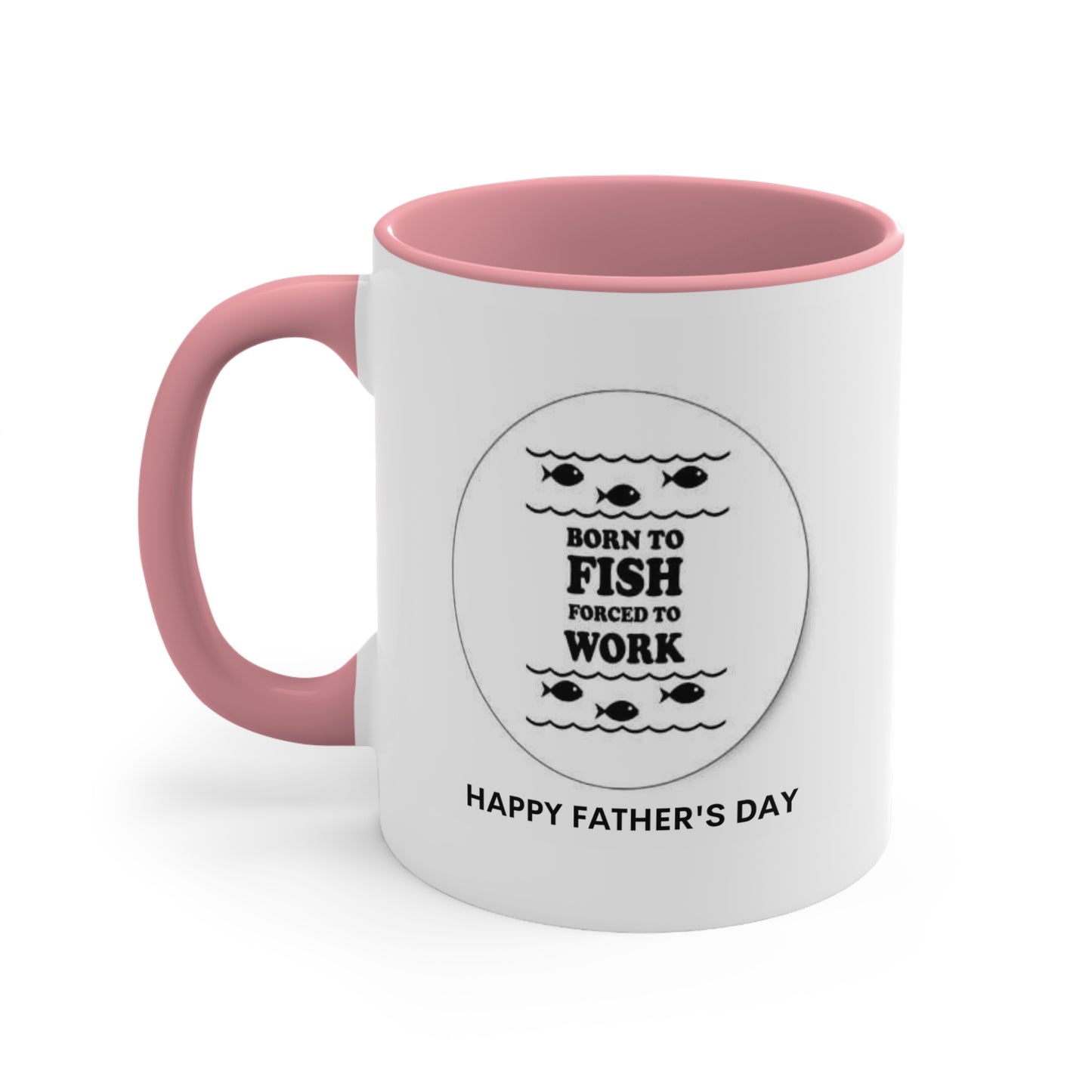 Born To Fish Forced To Work Coffee Mug | Mug Gift For Dad, Fish Gift, Fish Coffee Mug, Fishing Gift Mug, Father's Day Gift