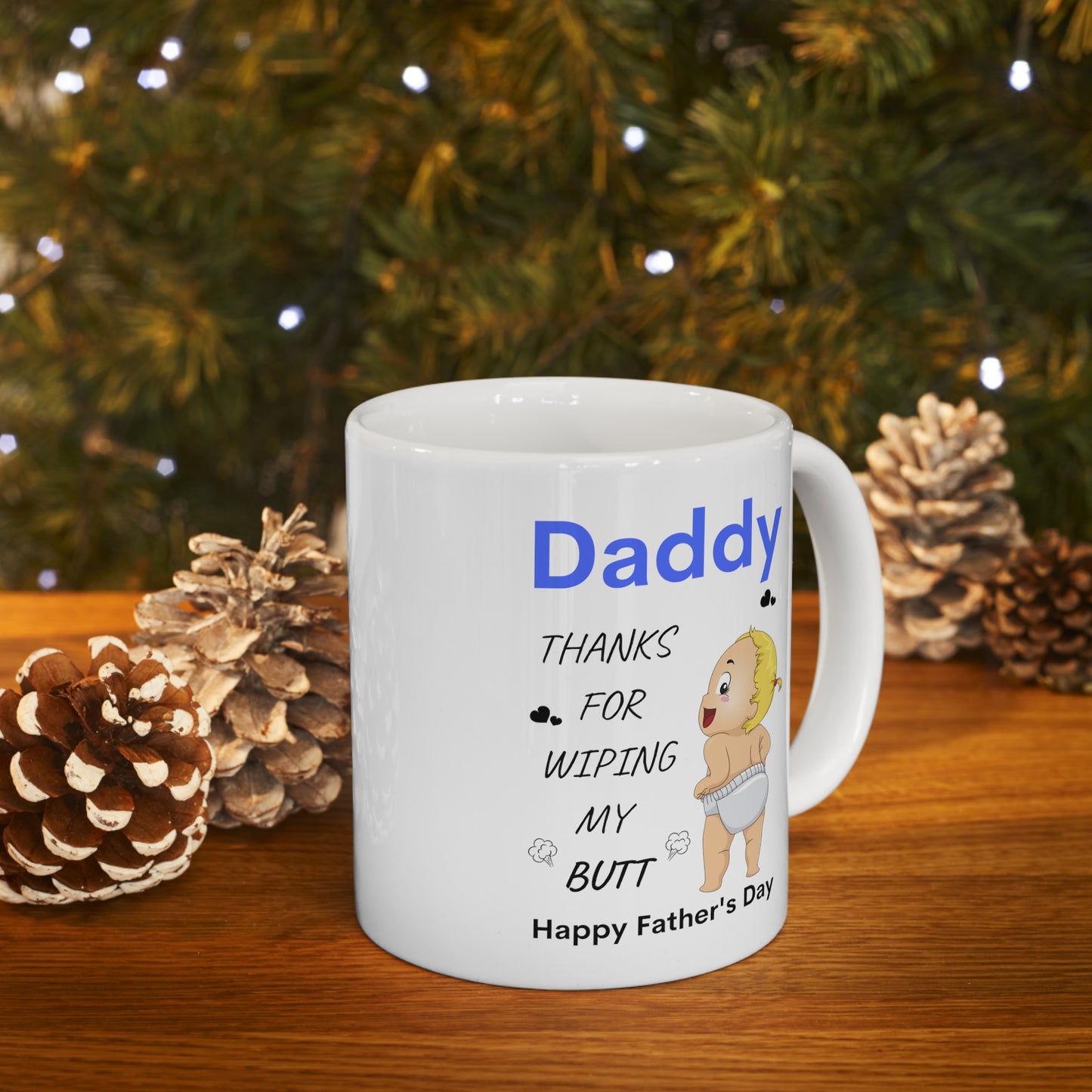 Father's Day Gift | Daddy Gift, Ceramic Mug 11oz