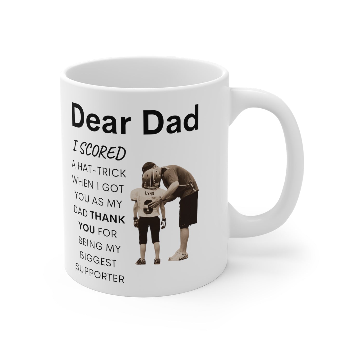 I Scored A Hat - Trick Mug | Ceramic Mug 11oz Dad Gift Father's Day