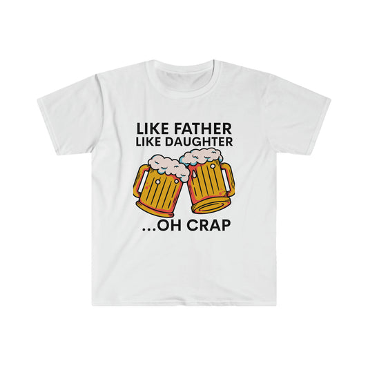 Like Father Like Daughter T-shirt | Beer T-Shirt, Gift From Daughter, Father's Day Gift