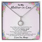 To My Mother-in Law Gift | Mother's Day Gift from Daughter, Necklace For Birthday, From son