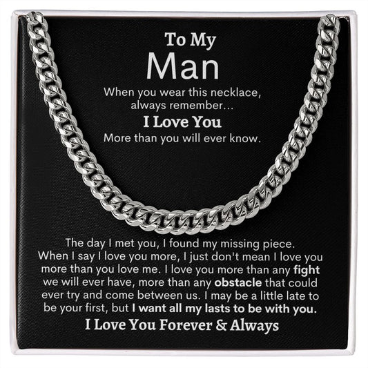 To My Man | I Love You Forever & Always