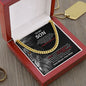 To My Son Necklace | Cuban Link Gift For Son From Mom