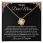 To My Mom Gift | Necklace Gift For Mom - Mother's Day Gift, Birthday
