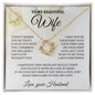 To My Beautiful Wife Necklace | Romantic For Gift, Soulmate, Anniversary, Birthday
