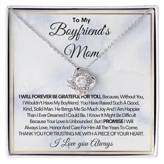 To My Boyfriend's Mom Gift | Necklace , Mother's Day Gift, Jewelry Gift