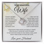 To My Beautiful Wife Necklace | Romantic For Gift, Soulmate, Anniversary, Birthday