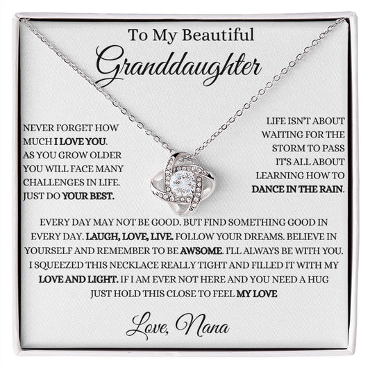 To My Beautiful Granddaughter | Love Nana