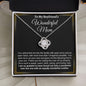 To My Boyfriend's Wonderful Mom | Gift For Mother's Day, Jewelry For Women, Necklace For Mom