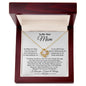 To My Dear Mom Necklace | Mother's Day Gift, To Mom From Son Or Daughter, Women Jewelry