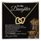 To My Daughter Necklace | Gift From Dad For Birthday, Grauation