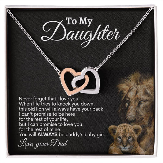 To My Daughter Necklace | Gift From Dad For Birthday, Grauation