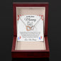 My Dear Mommy Gift | Interlocking Hearts Necklace - Gift For Mom, New Mom, Mother's Day Gift