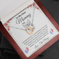 My Dear Mommy Gift | Interlocking Hearts Necklace - Gift For Mom, New Mom, Mother's Day Gift
