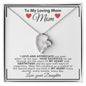 My Loving Mom Necklace | Forever Love - Gift To Mom From Daughter, Mother's Day