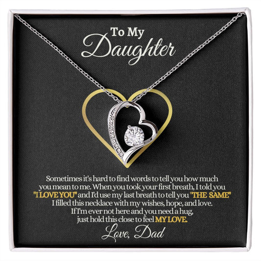 My Daughter Gift | Necklace To Daughter From Dad Gift