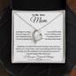 To My Dear Mom Gift | Gift For Mother's Day - I Love You Forever & Always, Necklace For Mom