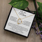 To My Dear Mom Gift | Gift For Mother's Day - I Love You Forever & Always, Necklace For Mom